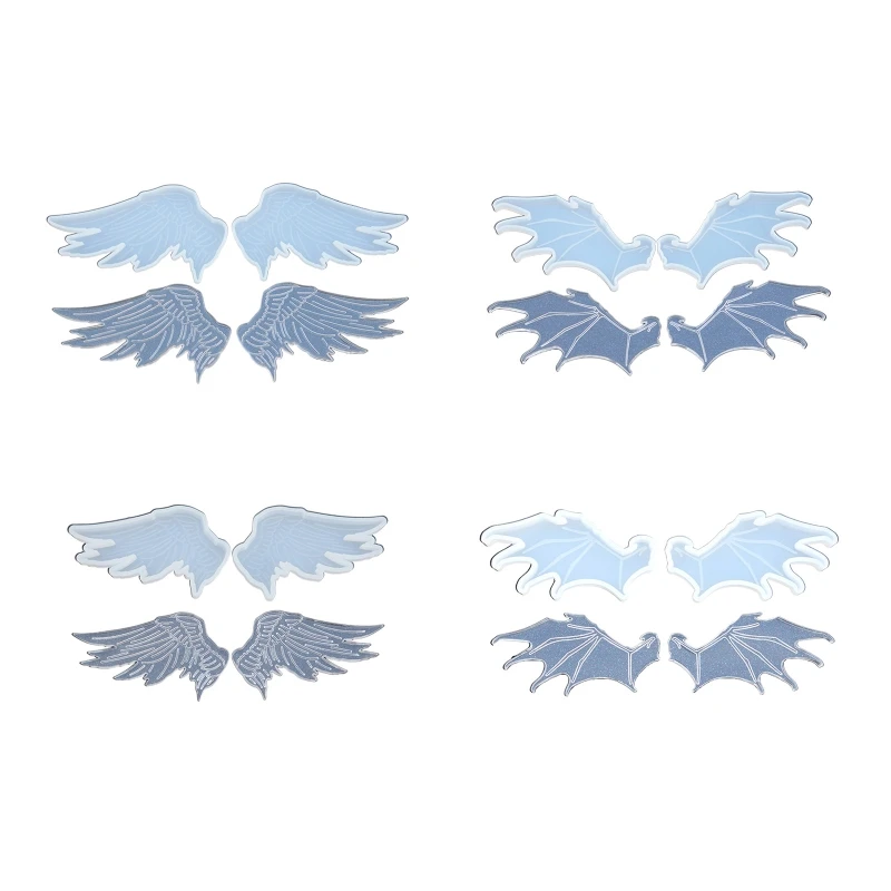 

Angel Devil Wing Mold Epoxy Resin Mold Halloween Evil Wing for Pendant Making