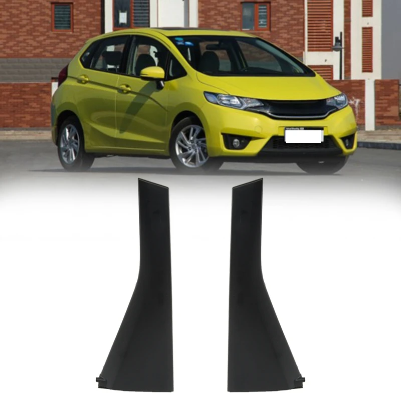 Car Rear Door Outer Pillar Garnish Trim Panel For HONDA FIT JAZZ GD1 GD3 2003-2008