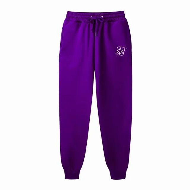 2020 sik silk Brand Men Sweatpants Sports Pants Casual Pants Sweatpants Sportswear Jogging Pants Men Pure Color Jogging Pants cheap sweatpants