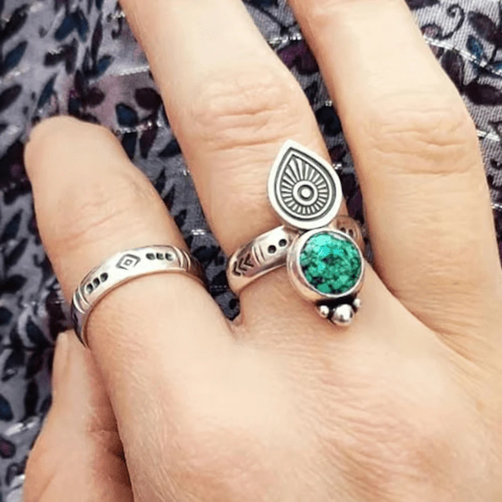 금속 스탬프, 금속 디자인 보헤미안 스탬프, 금속 스탬프 쥬얼리, 금속 스탬핑 도구(8.3MM)