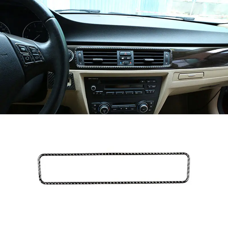 

For BMW 3 Series E90 E92 E93 2005 - 2011 2012 Carbon Fiber Car Interior Center Control Air Conditioning Outlet Vent Cover Trim