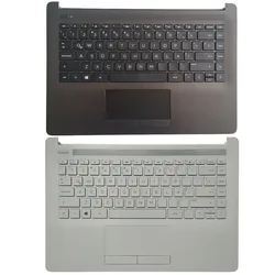 New Spanish/Latin Keyboard For HP 14-CM 14-CK 14-DG TPN-I131 240 G7 245 G7 BR/LA With Palmrest Upper Cover Case With Touchpad