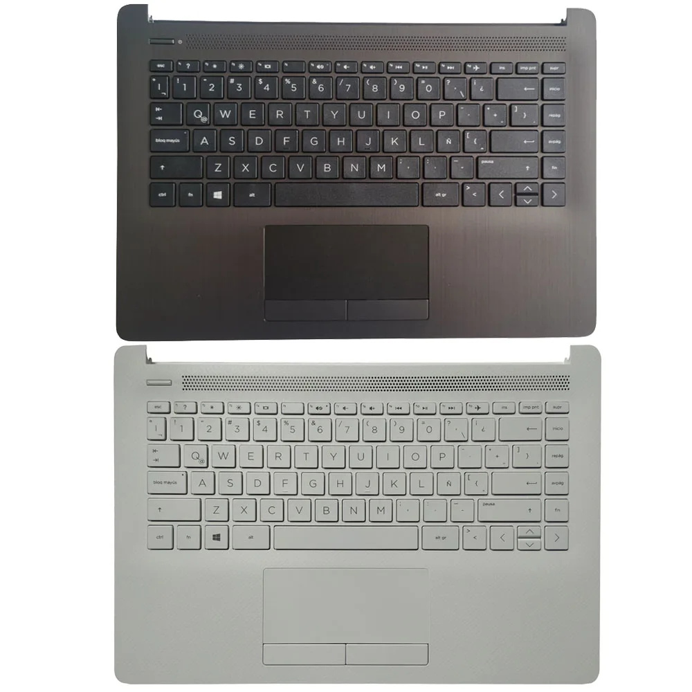 Cover Tastiera Nera + Fondo Inferiore Per HP 14-CM E 14-CK - Ricambio Completo