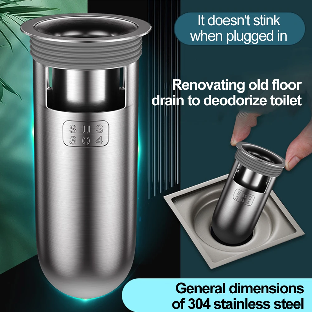 Description Picture 2 of item1pc Shower Floor Drain Backflow Preventer Sewer 304 Stainless Steel For Bathroom Shower Rooms Washing Machines Parts