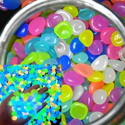 Glow Decorative Fish Tank Landscape Pebble Glow Fish Tank Beautify Fish Aquarium Accessories Garden Landscape Glow Stone