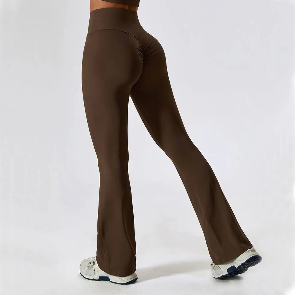 Halara Leggings Mallas Acampanadas De Yoga Control De Abdomen