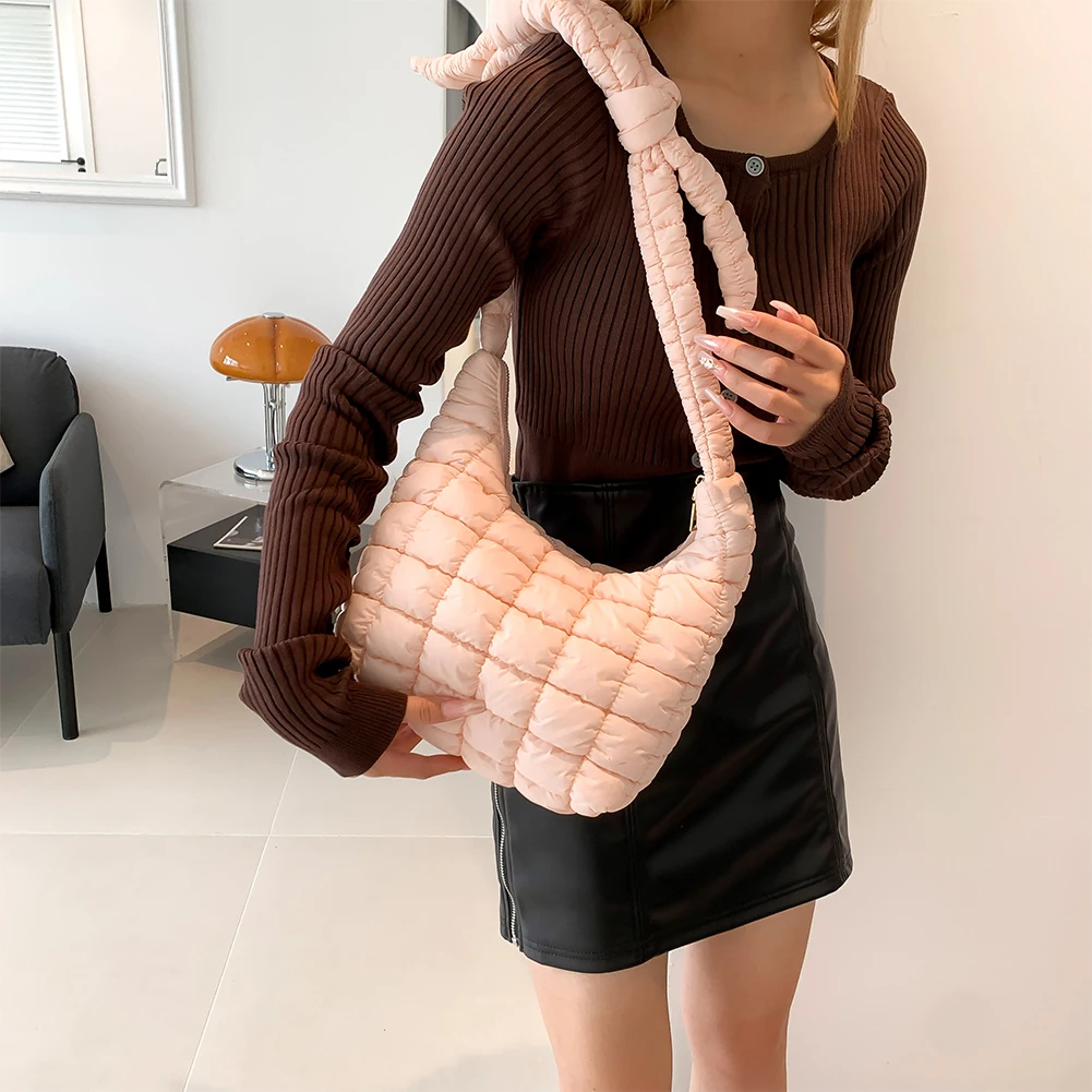  Quilted Tote Bag for Women Puffer Bag Quilted Bag Lightweight  Puffy Tote Bag Cloud Pleated Crossbody Bag Quilted Padding Shoulder Bag  Padded Hobo Crossbody Bag Zip Closure : Clothing, Shoes 