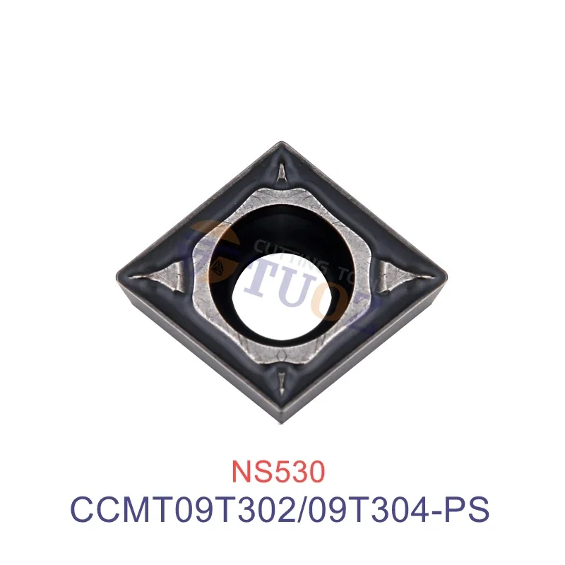 100% Original CCMT09T302-PS CCMT09T304-PS NS530 Metal Ceramic Insert CCMT 09T302 09T304 -PS CCMT09 Turning Tool CNC Lathe Cutter