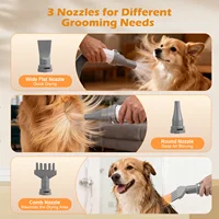 Dog Hair Dryer With Adjustable Temperature Speed Pet Grooming Set Dog Grooming Dryer Blower, Pet Dryer Cool/Warm/Hot Cycle Mode 6