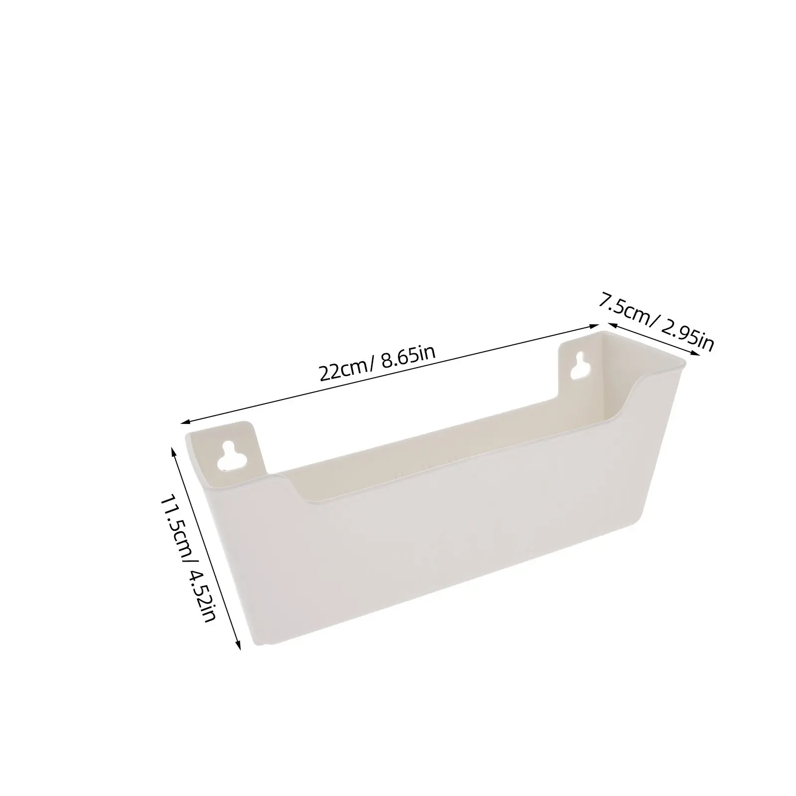 1세트 벽걸이 파일 정리함 플라스틱 메일 홀더 벽걸이 문서 랙 투명 파일 홀더 사무실 수납함
