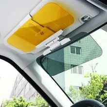 자동차 선 바이저 HD 안티 햇빛 눈부신 고글 주간 야간 운전 미러 UV Fold Flip Down for Clear View Visor