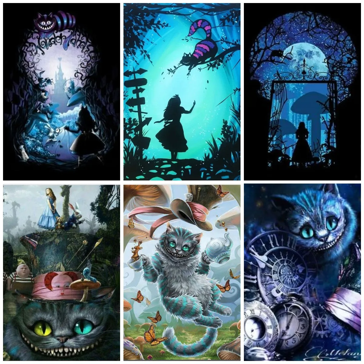 Alice Através do Espelho Gato: Um Pintura Por Números que Transforma  Espaços e Conecta à Magia, image size:1200x1200