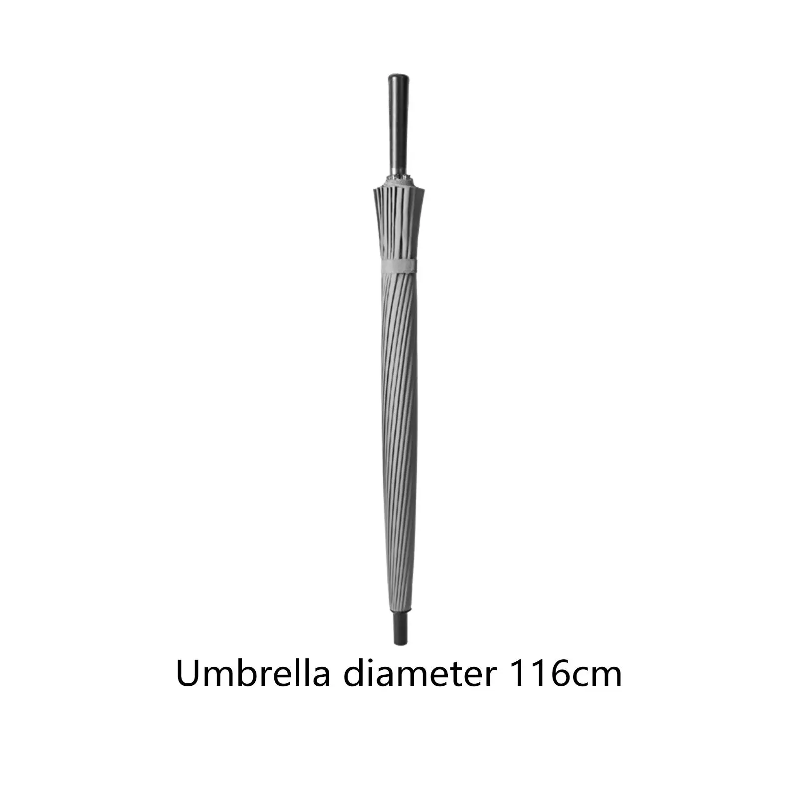 Oversized Straight Umbrella Long Handle Umbrellas Solid Color Adult Gifts Rain