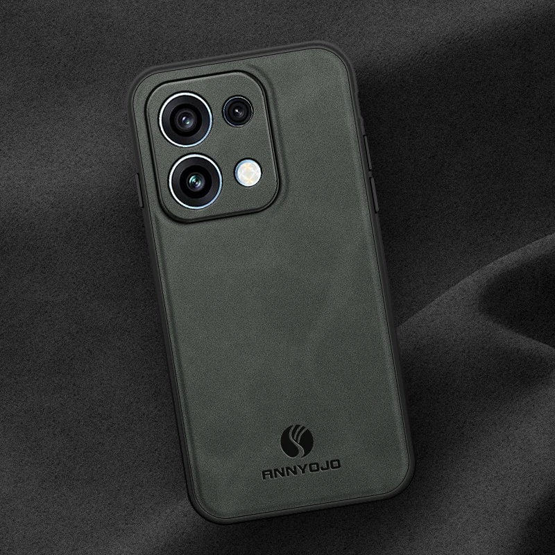 Leather Magnetic Shockproof Case - Elegant Back Cover