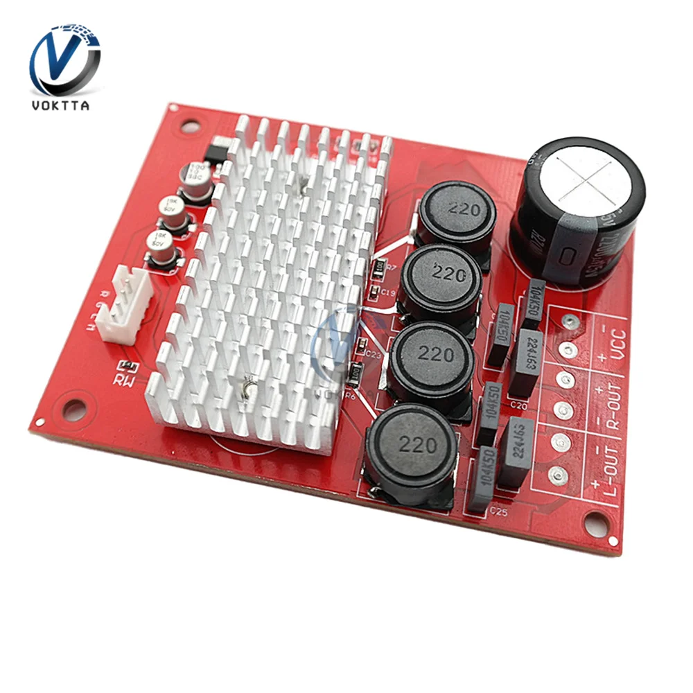 

TDA7492 50Wx2 Dual Channel Wireless Bluetooth Power Amplifier Board Stereo AMP Board with Mute Control Terminal DC 8-24V