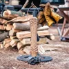 Skull Hand Carved Hammer Decoration Luxury Gift Outdoor Camping Collectible EDC Hand Tools Soul Mountain 1