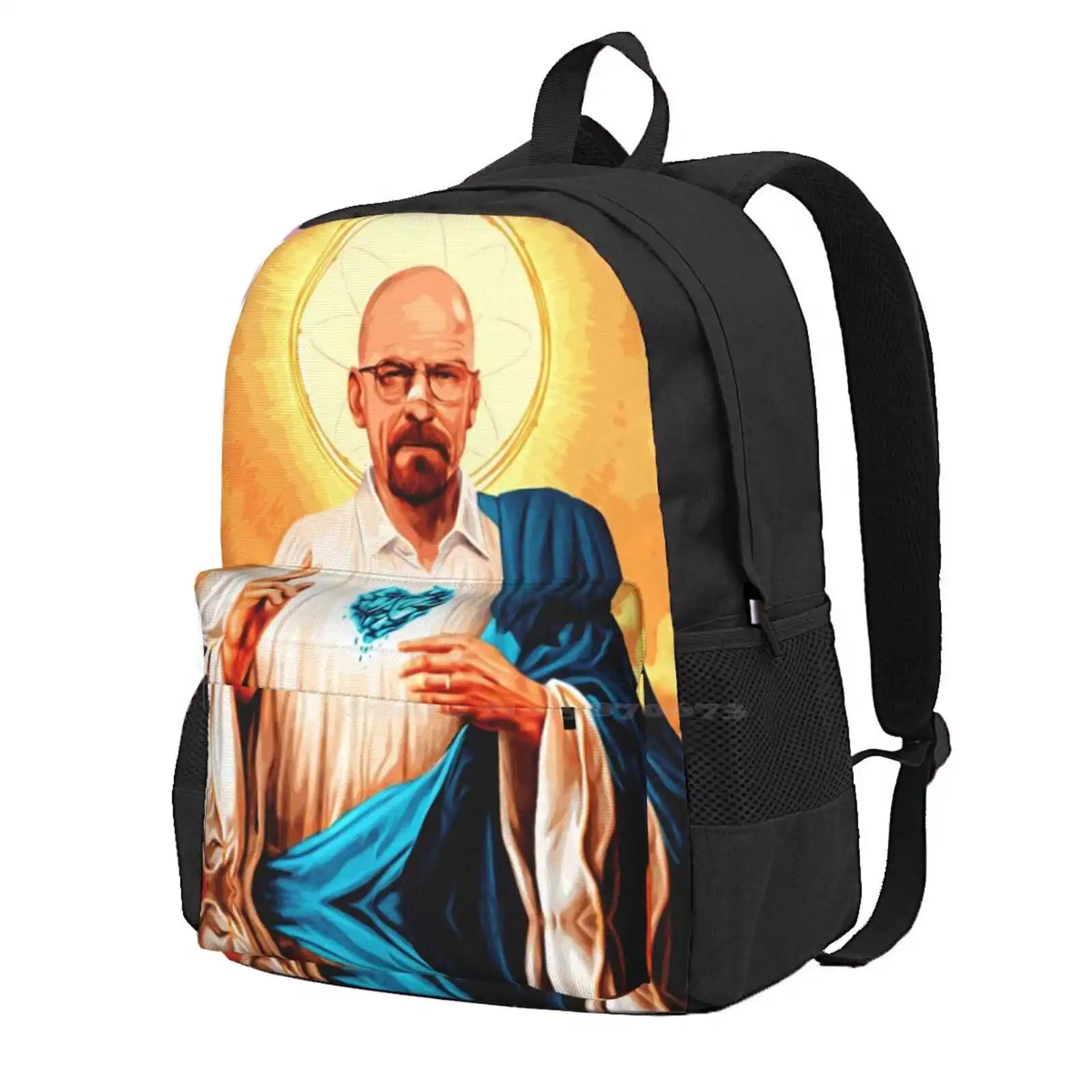 

Walter White Bag Backpack For Men Women Girls Teenage Walter White Heisenberg Jesse Pinkman Meme Collector Prophet Cool Classic