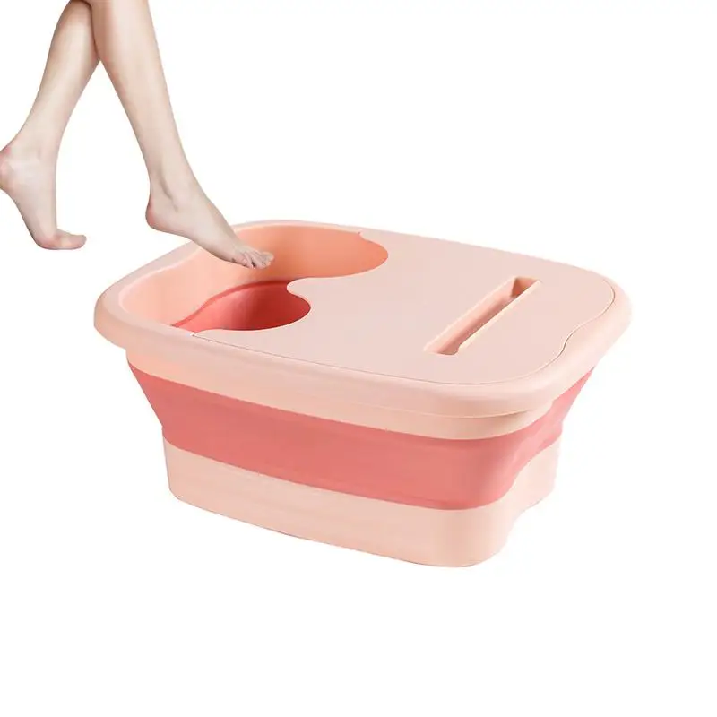 

Foot Soaking Bath Basin Tub Basin Tools Foot Spa Foldable Footbath Tub Stress Relief Collapsible Foot Spa Foldable Bucket Large