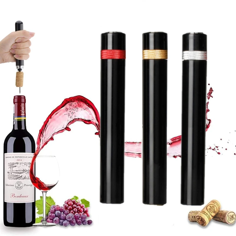 Newest Portable Wine Opener Wine Air Pressure Pump Bottle Corkscrew Opener  Tools for Bar Home Restaurant Party Wine Lovers