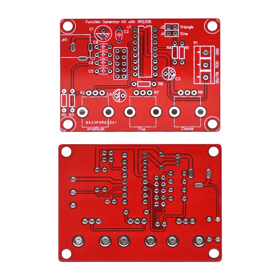 XR2206 High Precision Signal Generator DIY Kit Sine Triangle Square Waves 1Hz 1MHz Frequency Range Adjustable Frequency image 5