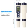 5 in 1 Professional Multi-parameter Combo Testing Meter PH/EC/TDS/Salinity/Thermometer Digital Tester Water Quality Tester 2