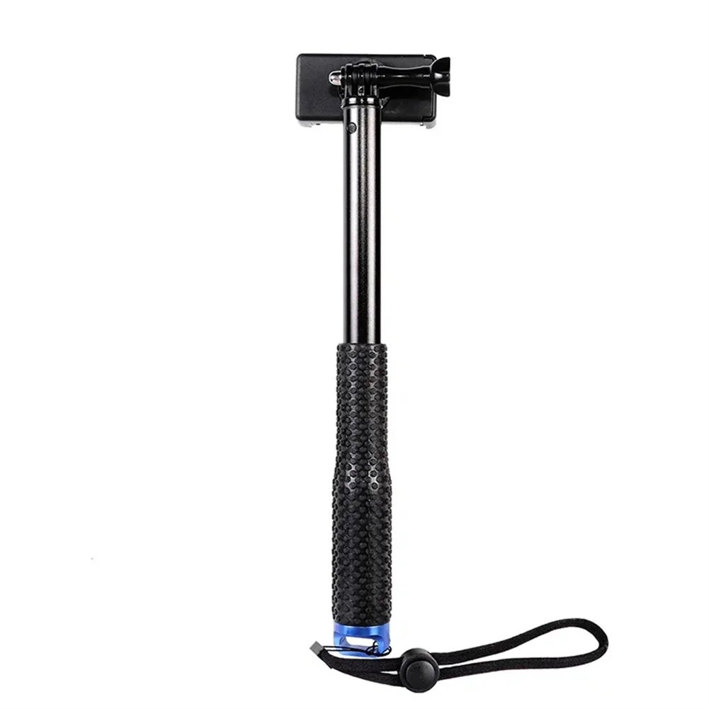 휴대용 셀카봉, 360 ° 회전 거치대, 경량 확장형 셀카봉, 길이 최대 49cm 액션 카메라 핸드헬드 폴