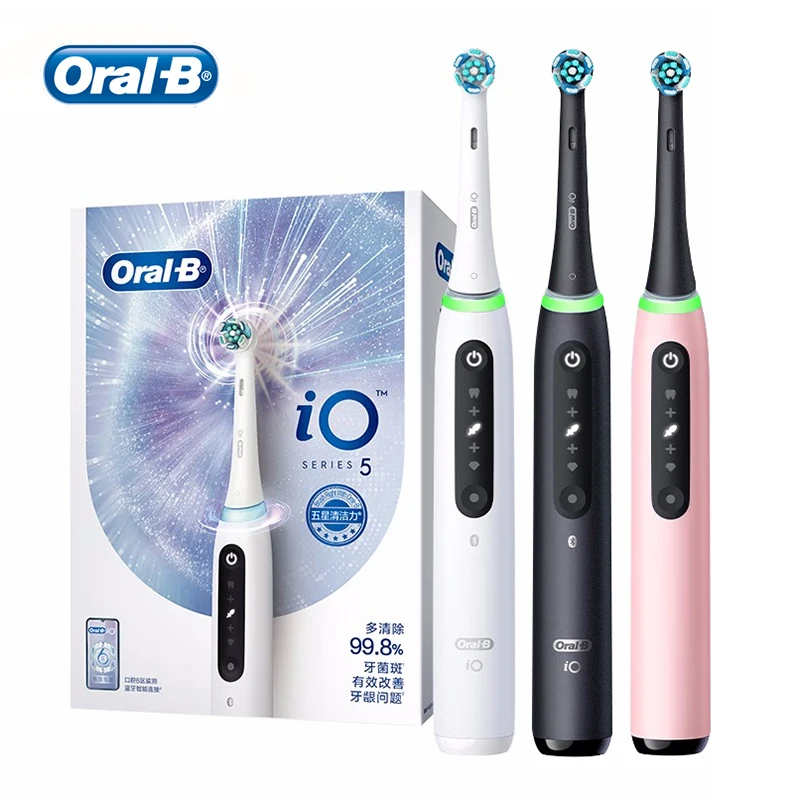 overschot verkrachting precedent Oral B IO5 Elektrische Tandenborstel Ronde Hoofd Volwassen Tandenborstel 5  Reiniging Modes Druksensor Witte Tanden Verwijderen Plaque Oral B IO5| | -  AliExpress