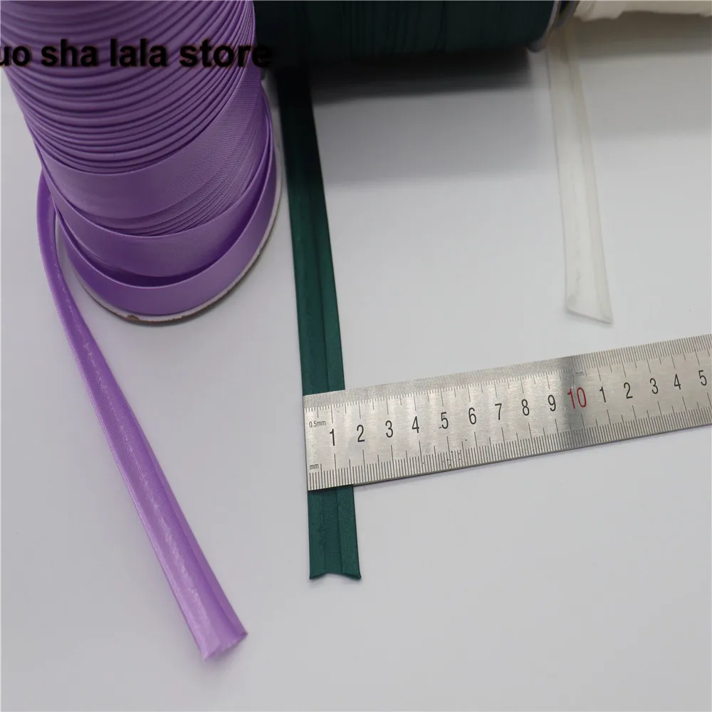 DIY 의류 재봉 및 트리밍용 새틴 바이어스 테이프, 바이어스 바인딩 단색, 90 야드 폴리에스터, 5/8 인치 (15mm)