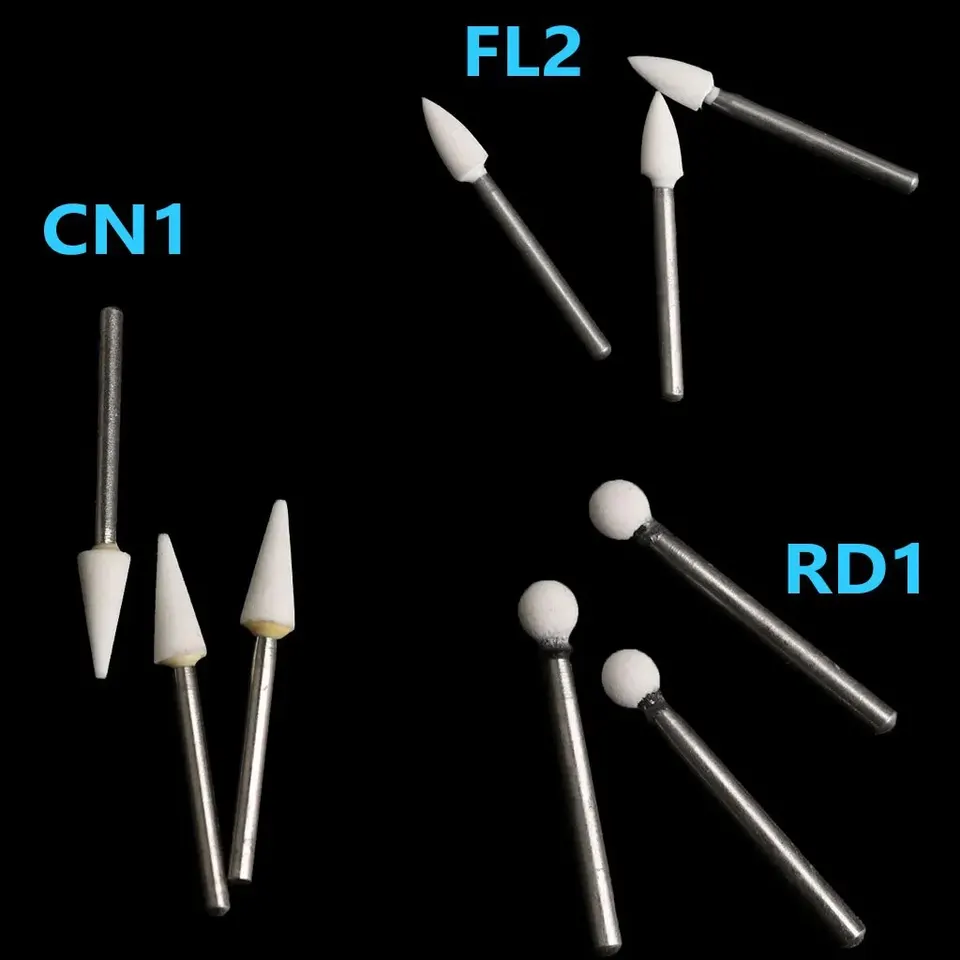 Calcium Carbide Ruote Diamantate Per Fresa Dentale Ad Alta Velocità - Crosstech C142C, Confezione Da 5 Pezzi Ruota Diamantata Per Fresa Dentale - Foto 4