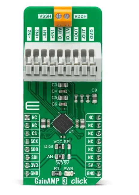 

MIKROE-4800 GainAMP 3 кликните ADA4254