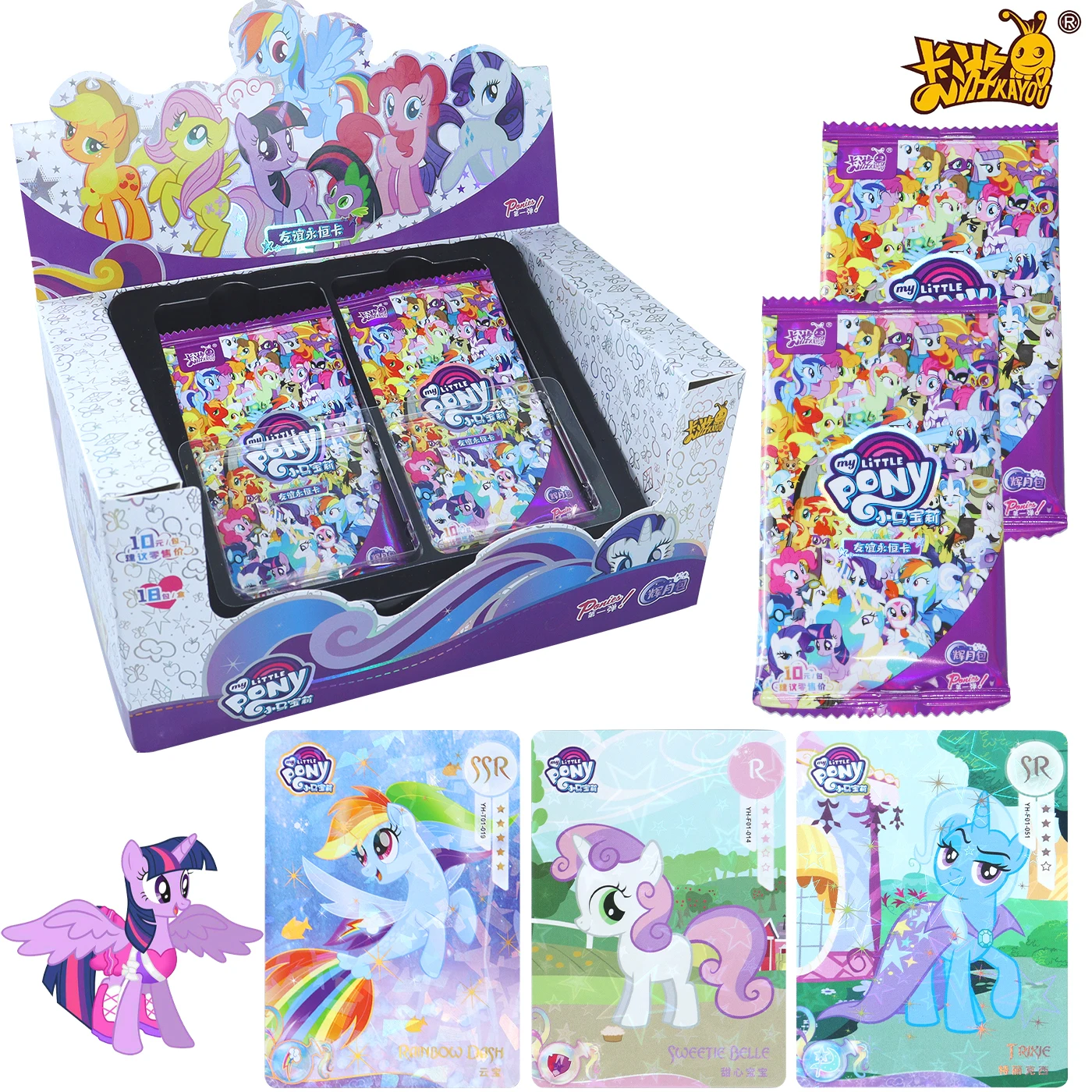 kayou-new-my-little-pony-cards-box-original-anime-peripherals-sgr-hr