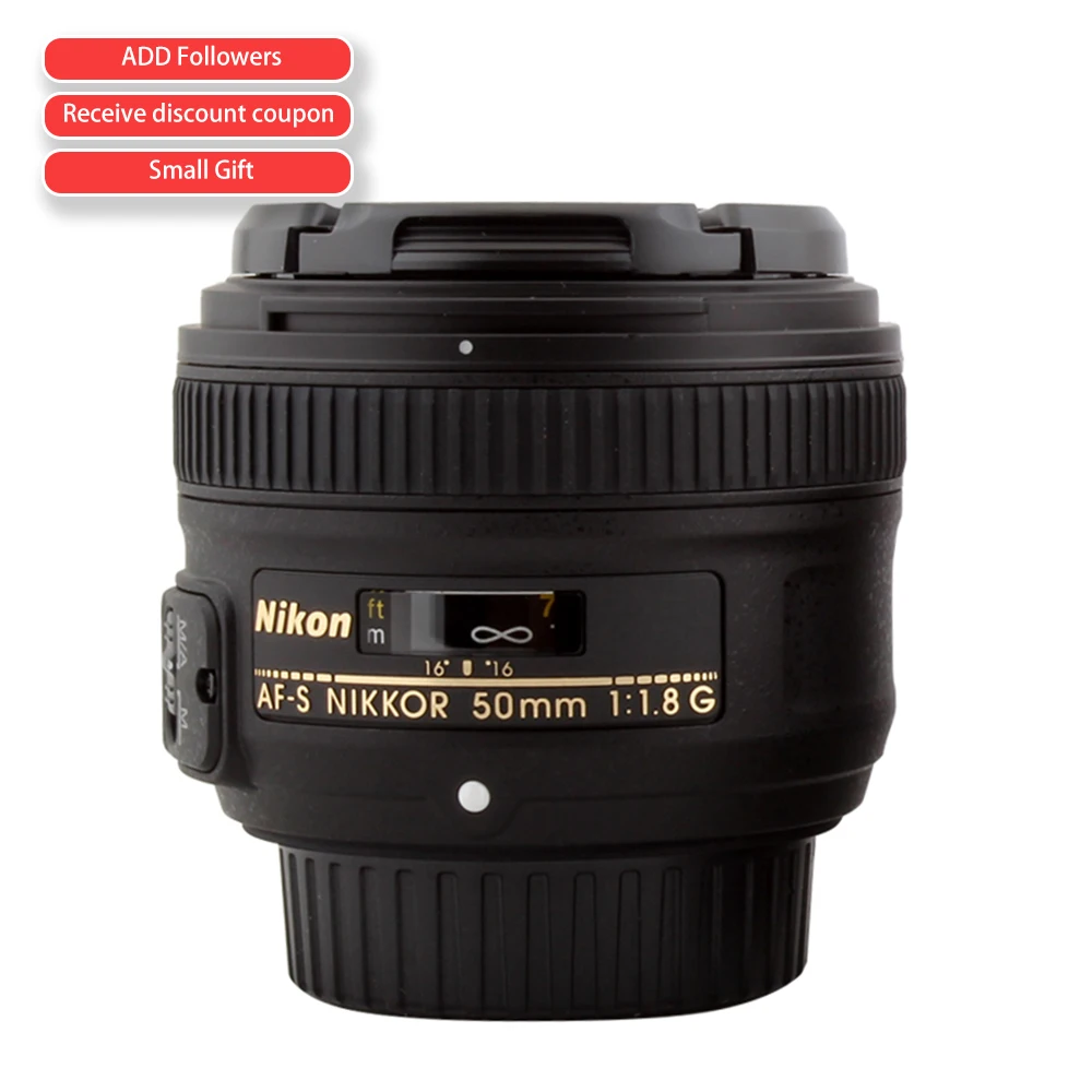 Obiettivo Nikon Af-S Fx Nikkor 50Mm F/1.8G Con Messa A Fuoco Automatica Per Fotocamere Dslr Nikon