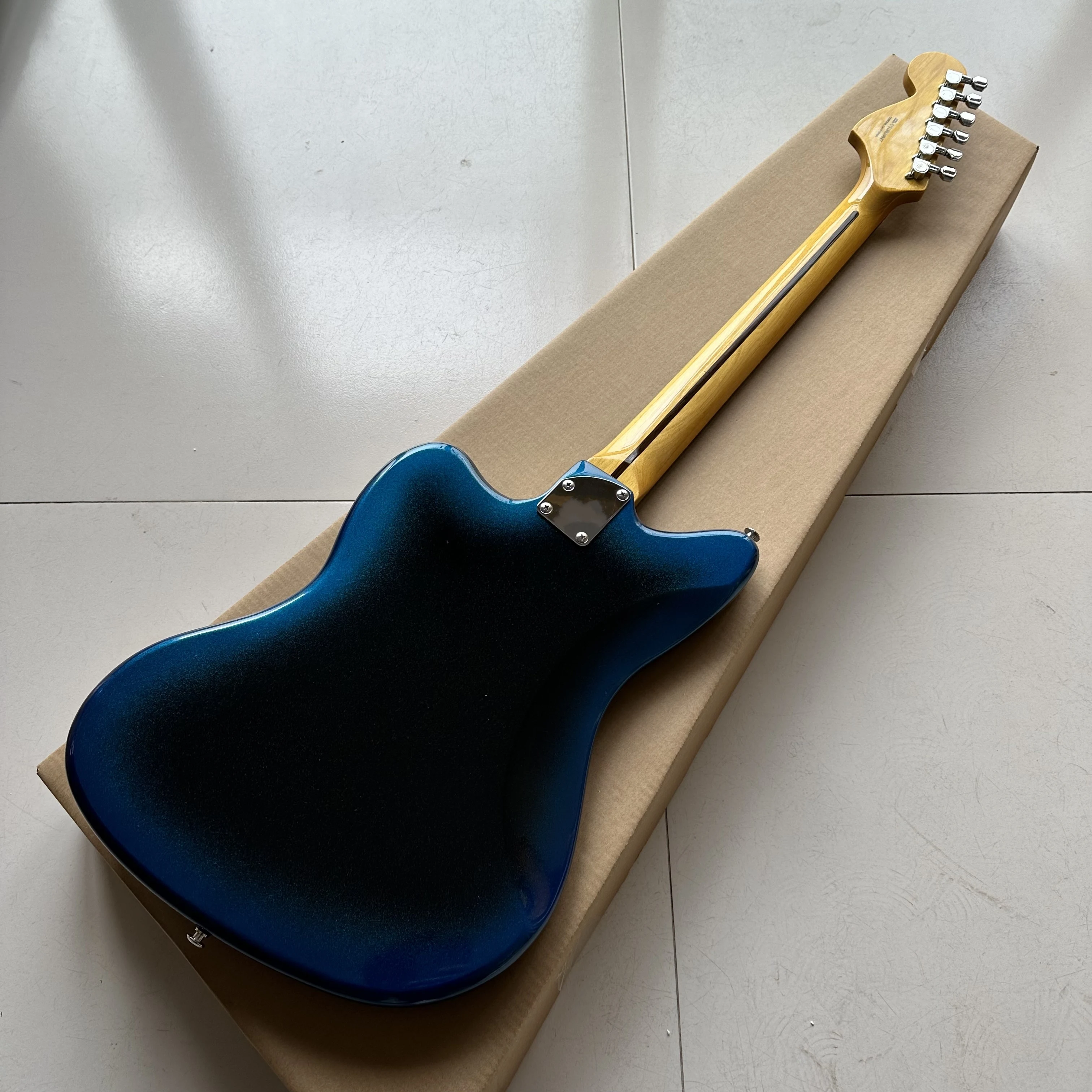 New Arrive Jag Model Guitar metal blue electric guitar High quality