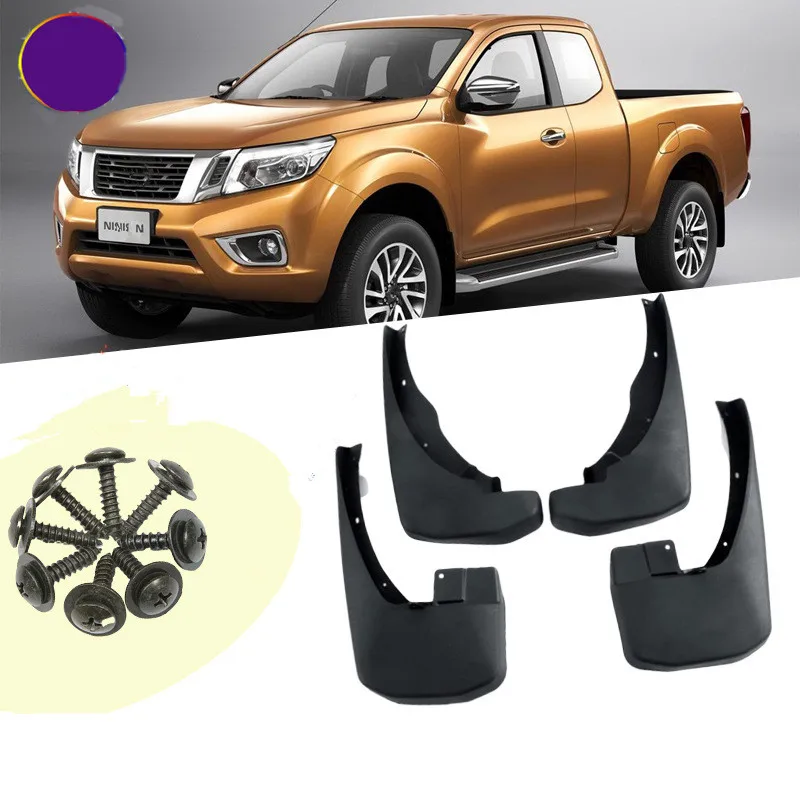 4X Mud flaps for Nissan Navara Frontier Brute D40 20052016 2nd Gen