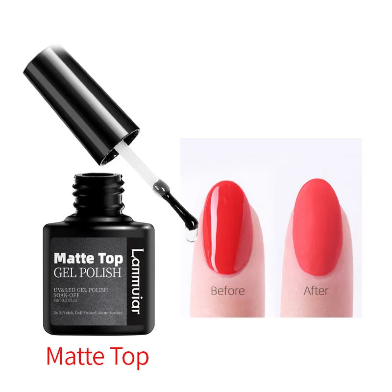 QI DUO No Wipe Top Base Coat Nail Gel Polish Design Enhancer Varnish Semi Permanent Soak Off UV LED Nail Art Tool