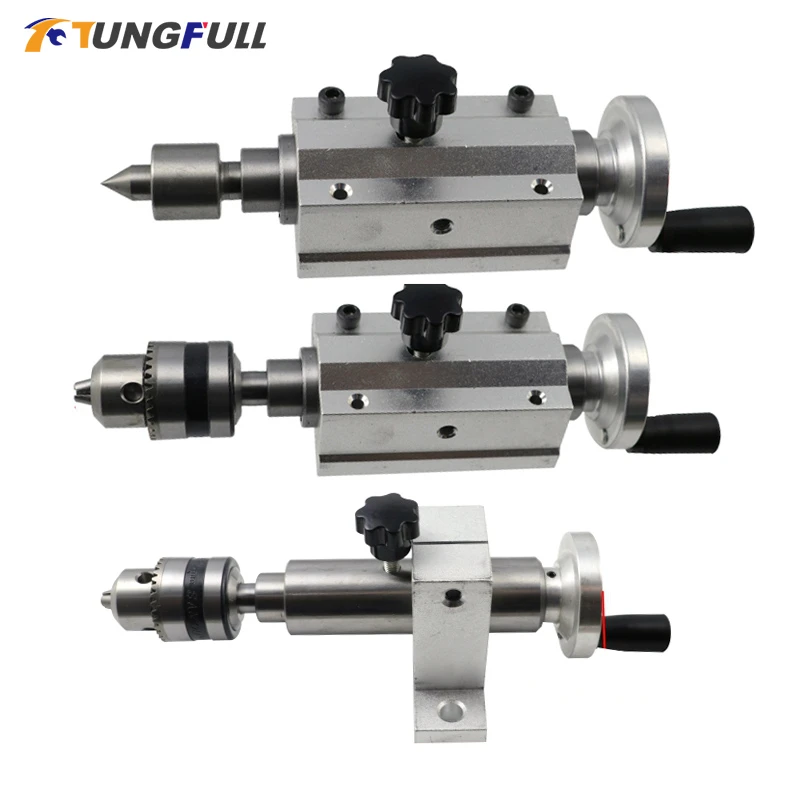Multifunction Drilling Tailstock Live Center B12 Woodworking Lathe Bead