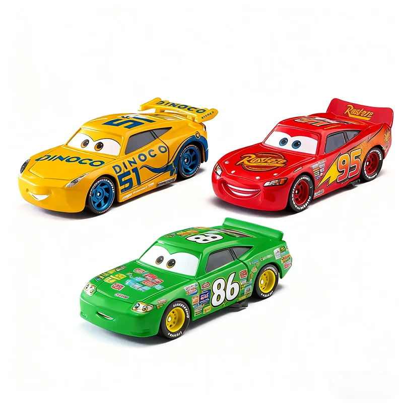Metal Cartoon Racing Car Toy Set 4