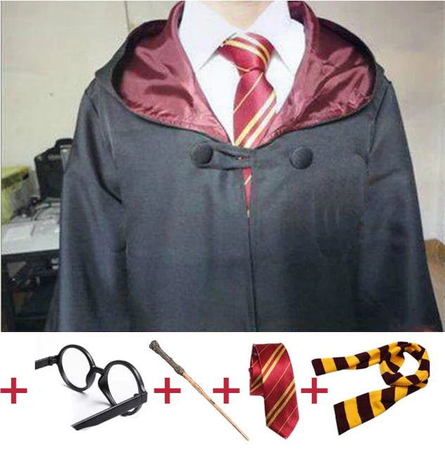 Costume d'halloween pour enfants et adultes, Costume Hermione Granger, cape  Slytherin, uniforme scolaire, Robe de soirée, Cosplay - AliExpress