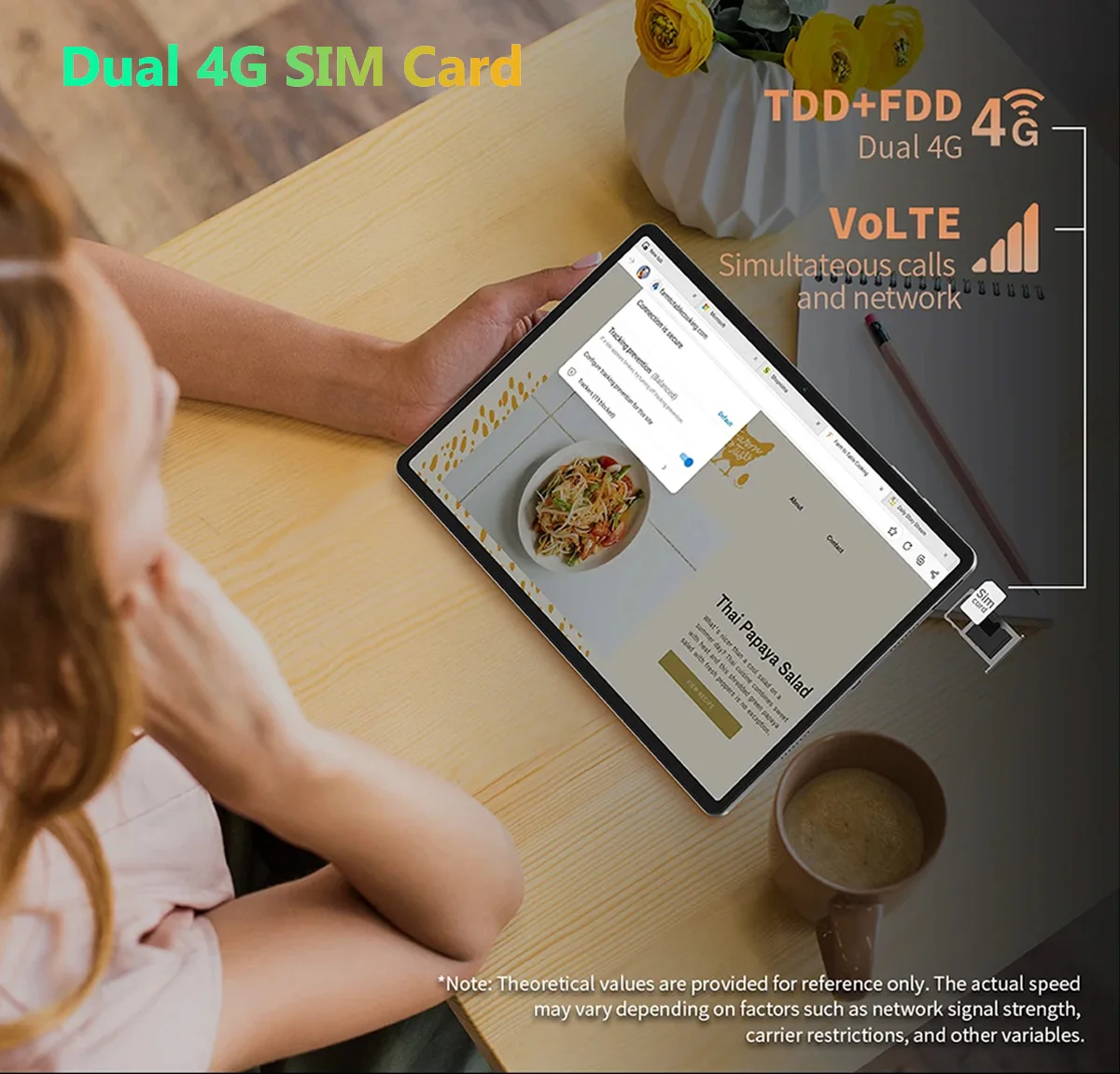 Nenmone Tab40 10.95 inch 2K Tablet Android 14 12GB RAM 512GB ROM T616 octa-core 8000mAh 18W Fast Charging 4G VoLTE GPS Tablets 2