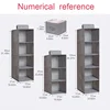 1/3/4/5Layer Storage and hanging bag, multifunctional clothing organizing bag, washable fabric, cotton and linen drawer 2