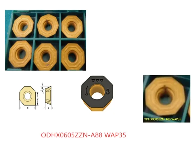 X 오리지널 10개 사용자 도구 ODHX0605ZZN-A88 WAP35