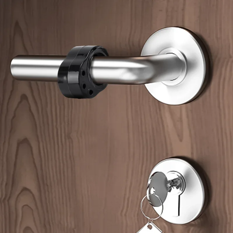 8/1Pcs Handles Door Stopper Punch-free Door Stops Transparent Round Protection Door Knob Bumper Walls Furniture Protector Pad