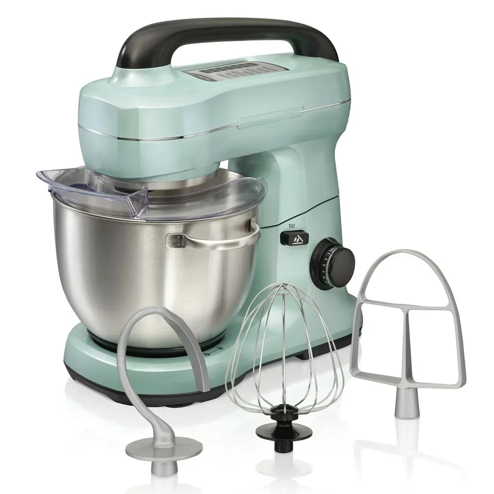 

with 4 Quart Stainless Steel Bowl, 7 Speeds, 300 Watt Motor, Aqua, 63397