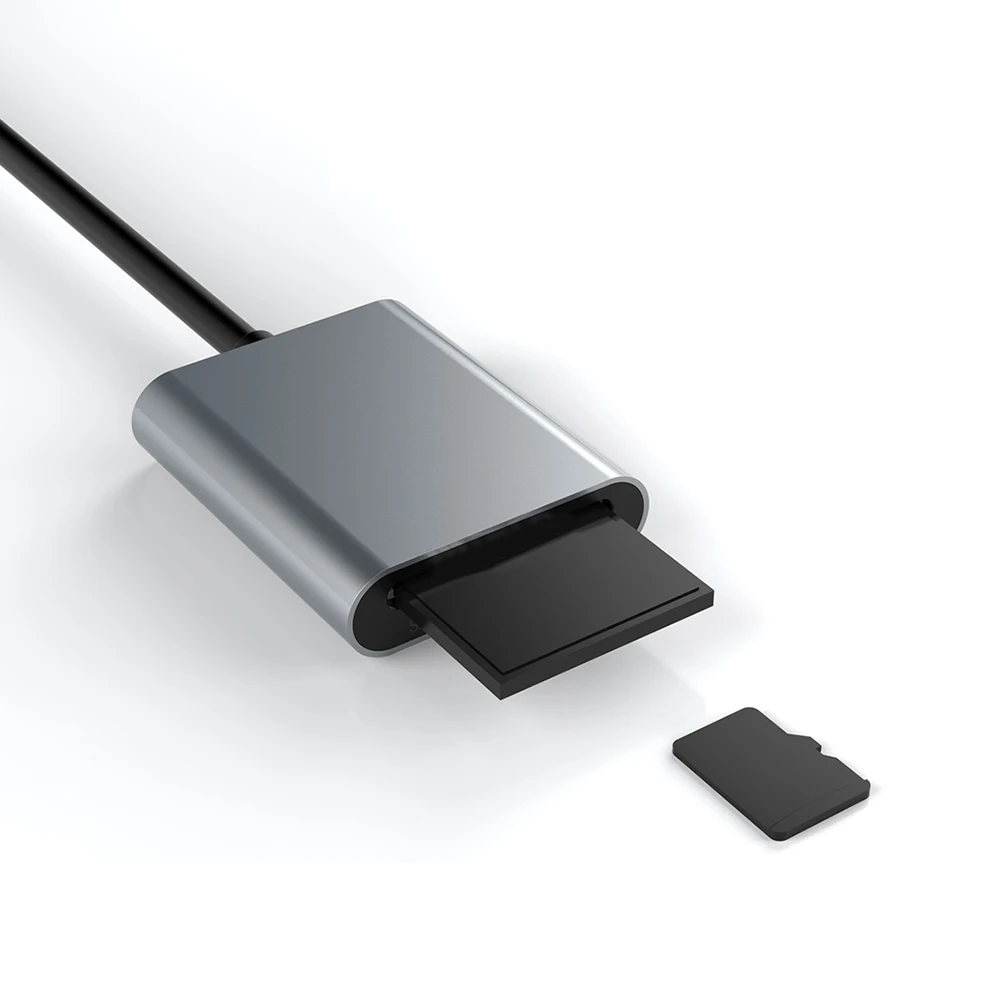 USB C 카드 리더 어댑터, 2-in-1 SD3.0, SD4.0 + TF 카드 리더, 5Gbps, 2 개의 카드 동시 읽기, 아이폰 15, 삼성 갤럭시 아이패드용