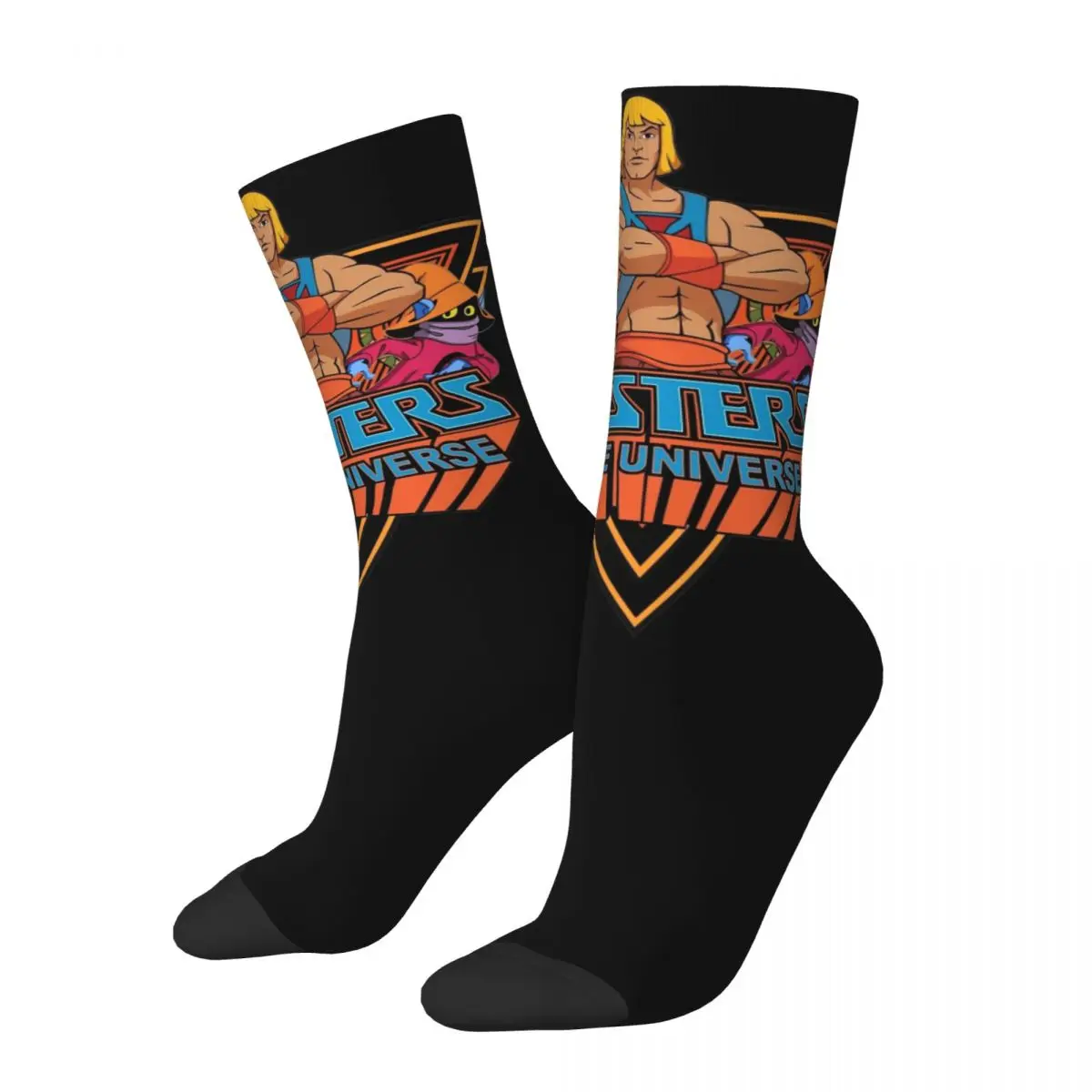 Uomo He-Man Masters Of The Universe Socks Comodo Divertente Happy Cartoon He Man Socks Harajuku Stuff Middle Tubesocks Idea Regalo