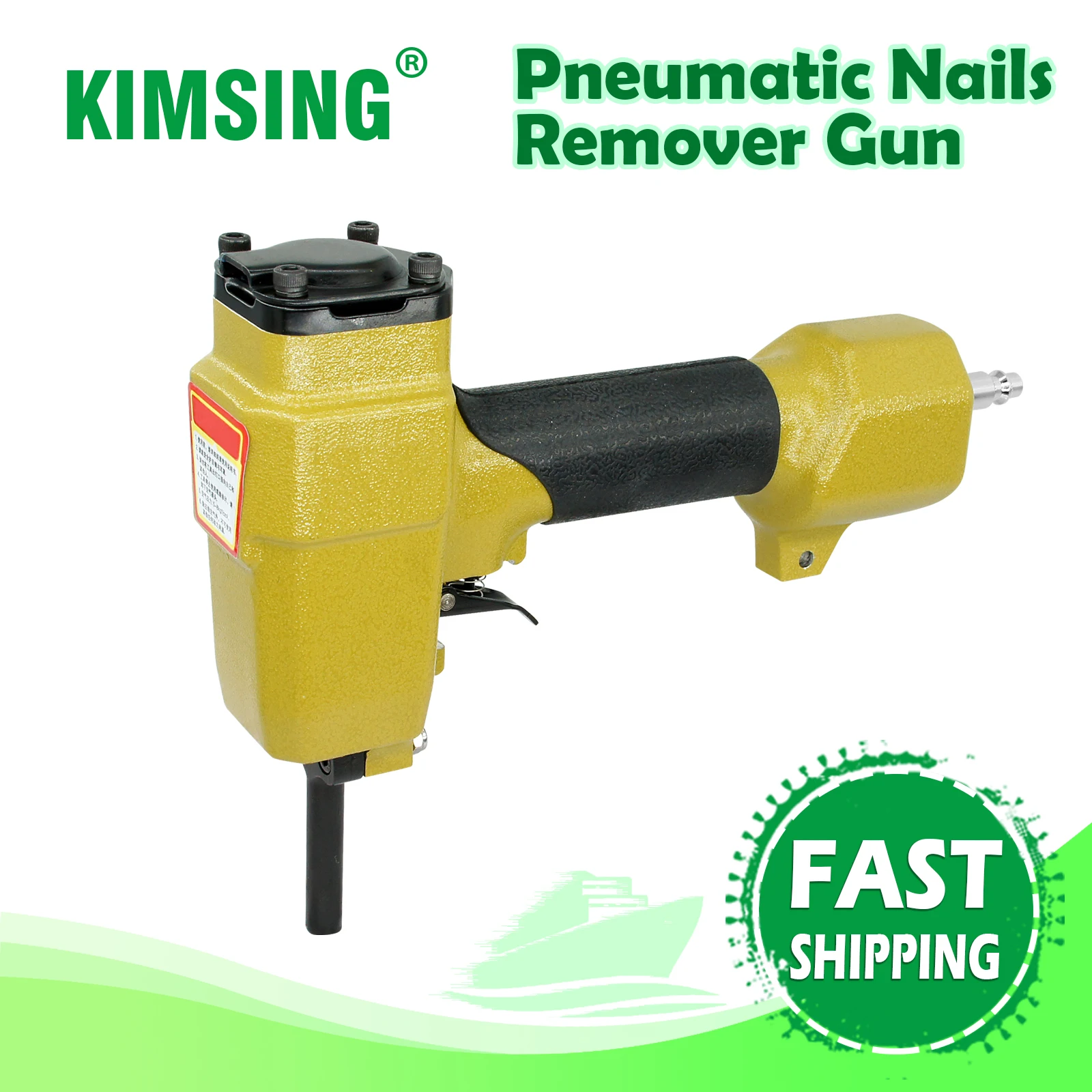 Meite AP38 Pneumatic Nails Puller Remover Gun Punch Nailer 50mm Nose Length 6mm Inner Diameter for