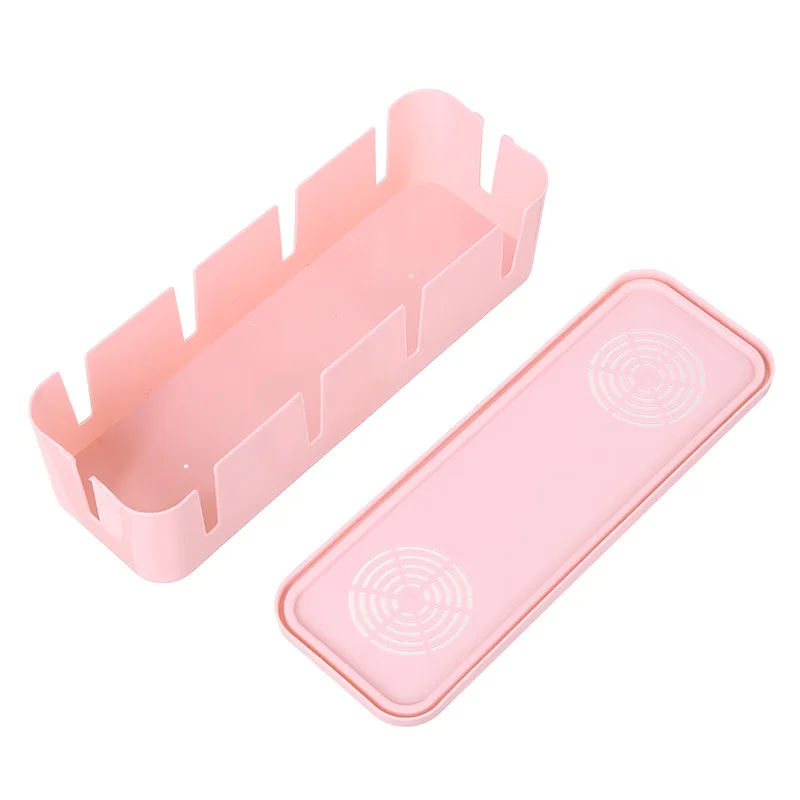 Cable Storage Box Power Strip Wire Case Anti Dust Charger Socket Organizer Network Line Storage Bin Charger Wire Management 