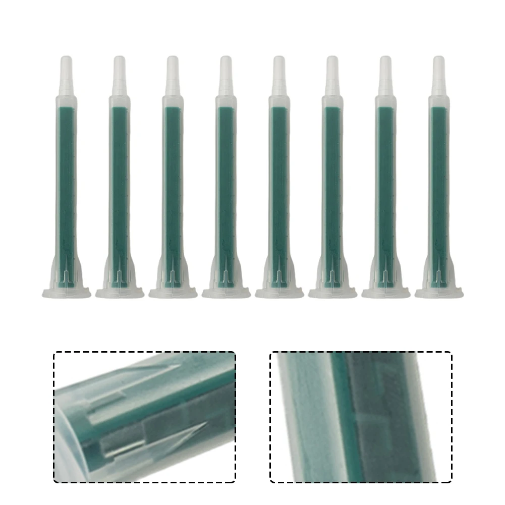 20PCS 2K Adhesive Mixing Tips Mixer Nozzles Mixer Tips Static Resina Epoxi Epoxy Resin Epoxy Super-Glue Syringe