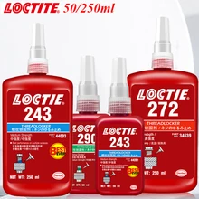 

50/250ml Threadlocker Loctite 243 222 242 262 Screw Sealant 263 270 271 Thread Locking Glue 272 277 290 Anaerobic Seal Adhesive