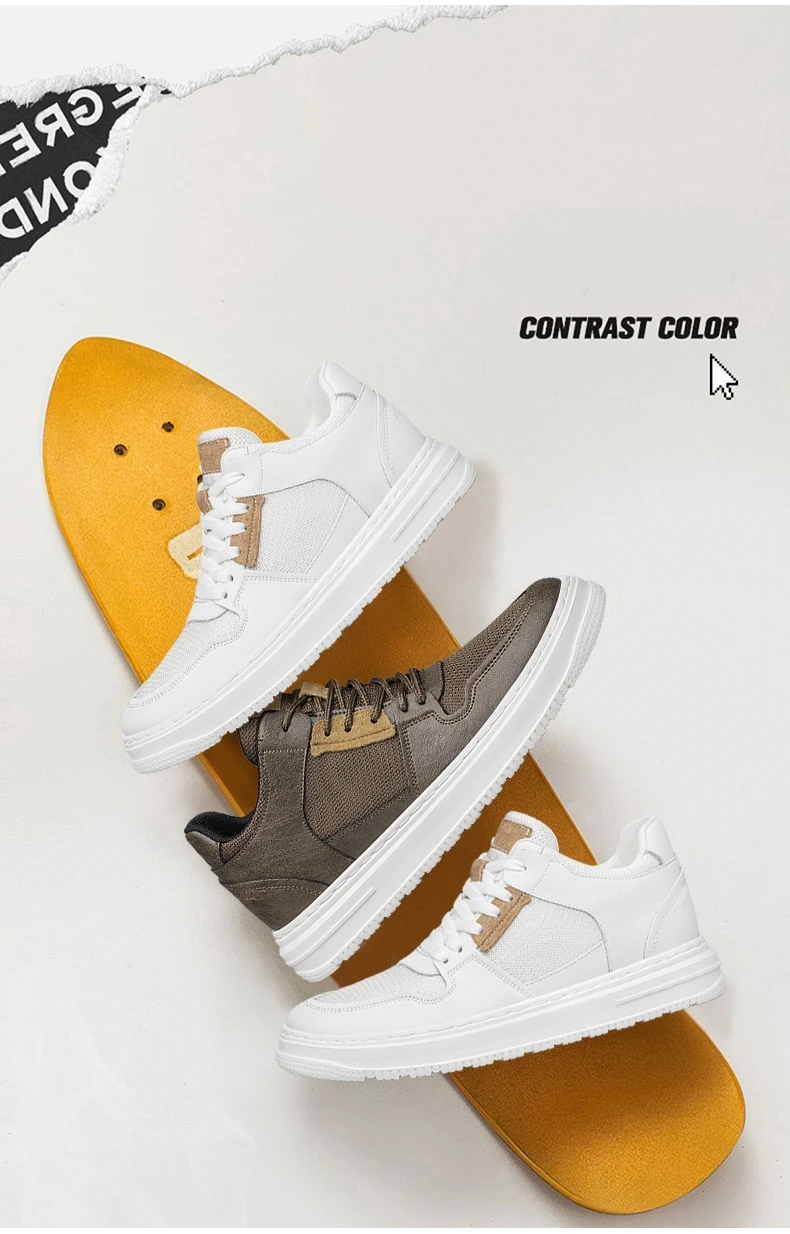 Plus Größe 47 Sommer Mesh Männer Turnschuhe Aufzug Schuhe Chunky Erhöhen Einlegesohle 7 CM Atmungsaktive Sport Casual Höhe Schuhe für Mann – Detail 11